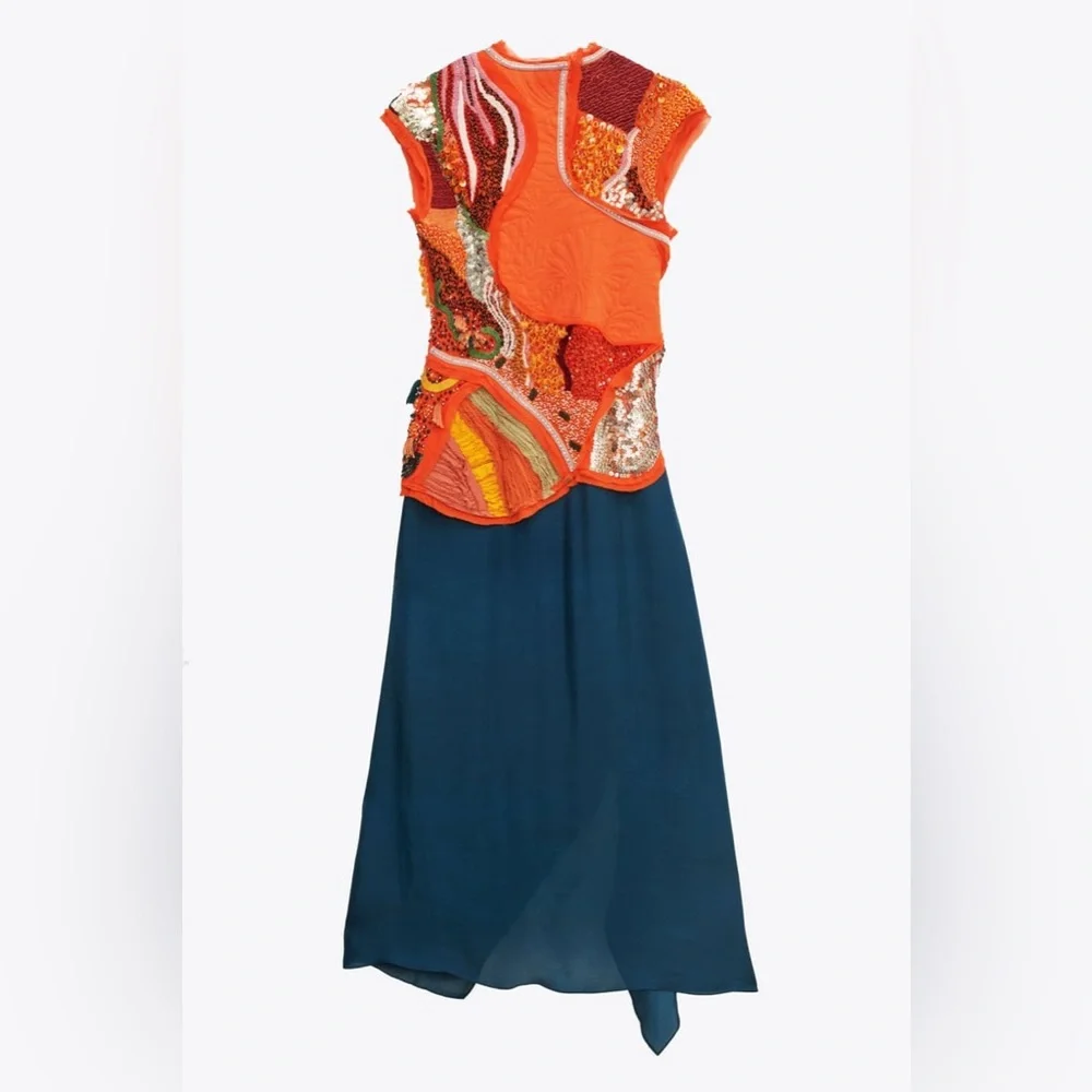 ZARA BEADED DRESS LIMITED EDITION - Picture 6 of 13